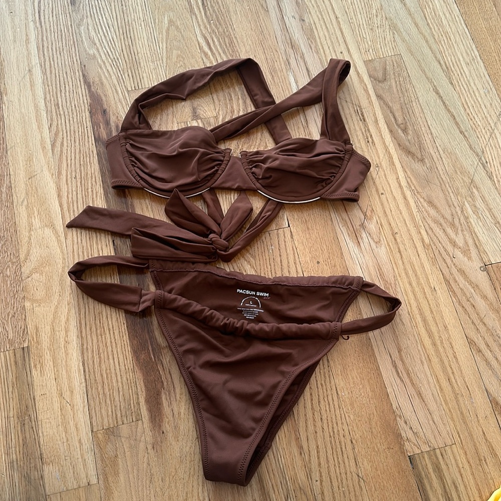 New Pacsun Brown Bikini